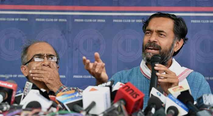 Yogendra Yadav, Prashant Bhushan, Arvind Kejriwal, Aam Aadmi Party, Kejjriwal Sting, AAP Meeting, National Council Meeting, AAP News