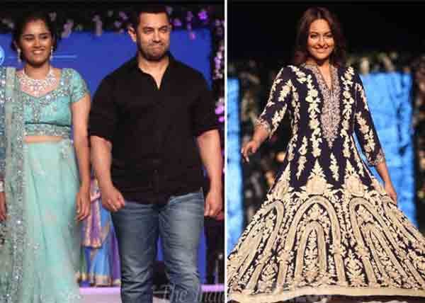 Aamir Khan, Sonakshi Sinha, 10th Annual Caring, Shaina NC, Manish Malhotra, Fashion Designer, Zayed Khan, Tara Sharma, Divya Kumar, Ramp For Charity