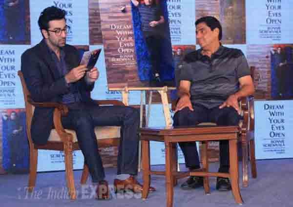 Ranbir Kapoor, Ranbir Kapoor book launch, ronnie screwvala, Ranbir Kapoor pictures, Ranbir Kapoor, Ronnie Screwvala, Dream With Your Eyes Open