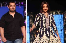 Aamir Khan, Sonakshi Sinha, 10th Annual Caring, Shaina NC, Manish Malhotra, Fashion Designer, Zayed Khan, Tara Sharma, Divya Kumar, Ramp For Charity