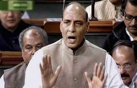 Rajnath Singh, Home MInister, National Security, PDP, BJP, PDP BJP Alliance, Mufti Mohammad Sayeed, Masarat Alam, Masarat Release