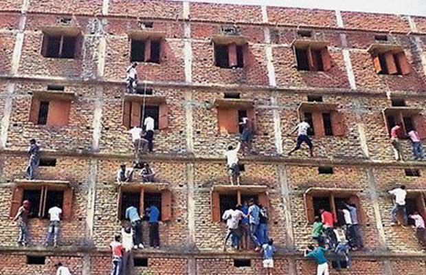 bihar cheating, bihar board, bihar exam, hazipur, hajipur, board matriculation exams, cheating, exam cheating, students caught cheating, p k shahi, students expelled, bihar news, nation news, india news