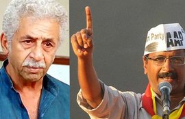 naseeruddin shah, dirty politics, character, version, arvind kejriwal