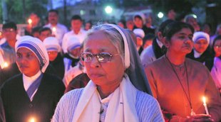 nun rape, india nun rape, nun rape protests, kolkata protest, crimes against women, derek o'brien, Biju Janata Dal, trinamool congress, Delhi Catholic Archdiocese, delhi news, india news
