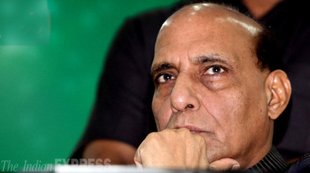 Jammu and Kashmir, Masarat Alam, Minister Rajnath Singh, BJP- PDP alliance, Jammu and Kashmir government, Mufti Mohammad Sayeed