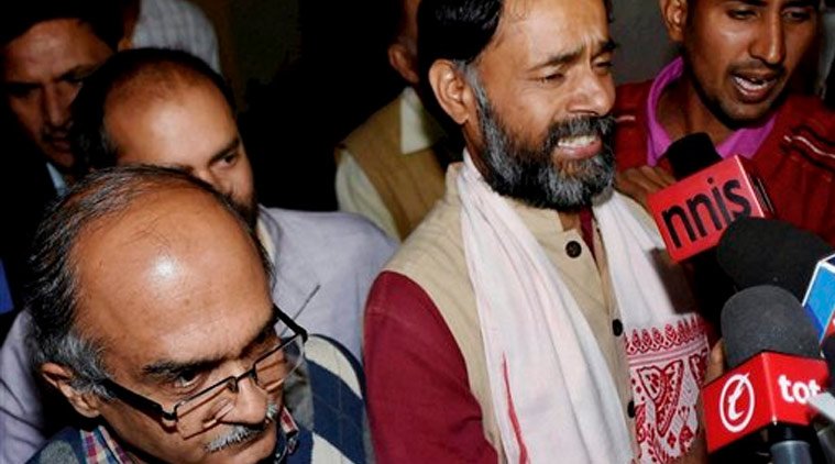aam aadmi party, aap news, yogendra yadav, prashant bhushan, aap letter, arvind kejriwal, aap politics, delhi latest news