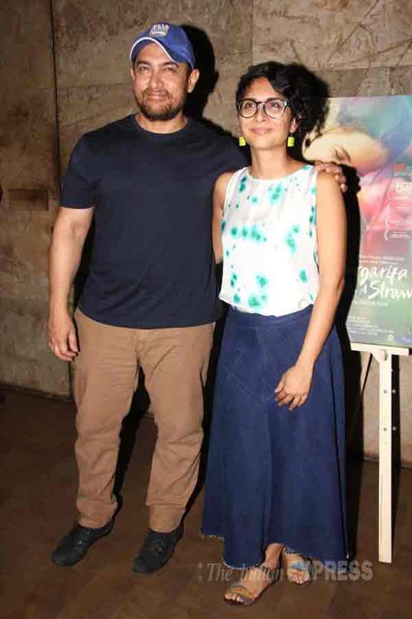 Aamir Khan, Kiran Rao, Kalki Koechlin, Shraddha Kapoor, Margarita With a Straw, Kalki Maragarita With A Straw, Aamir Khan Kiran Rao, Maragarita With A Straw screening photos