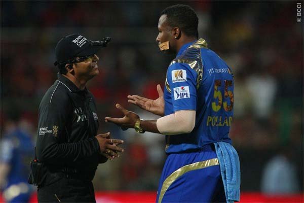 Kieron Pollard, Chris Gayle, Pollard vs Gayle, Pollard Sellotape, Pollard Shuts Mouth, Pollard Gayle Dispute, MI vs RCB, IPL 8, IPL News