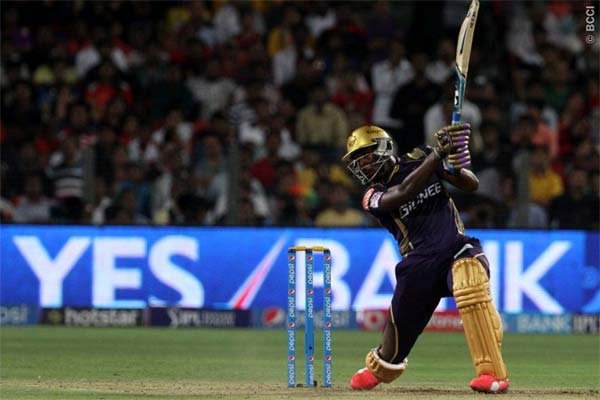 Andre Russell, KKR vs KXIP, KKR vs KXIP Score, Russsell Fifty, Kolkata Knight Riders, Kings XI Punjab, IPL 8, IPL 2015, IPL News