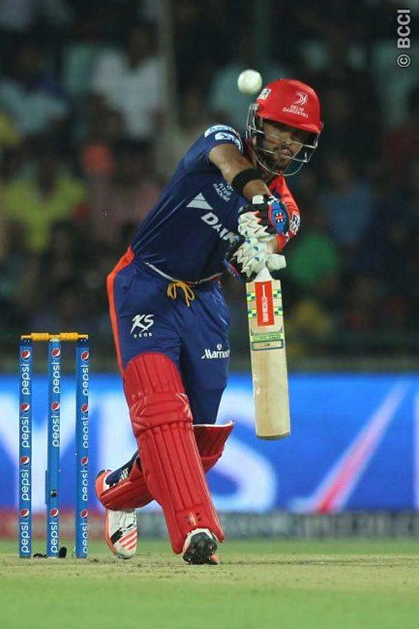 Shreyas Iyer, Jean Paul Duminy, Delhi Daredevils, Mumbai Indians, DD vs MI, DD vs MI Score, DD vs MI Photos, DD vs MI Match, IPL News, IPL 2015