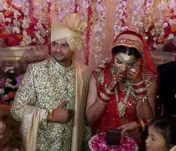 Suresh Raina, Priyanka Chaudhary, Raina Weddig, Raina Weds Priyanka, Raina Married Priyanka, The Leela Palace hotel