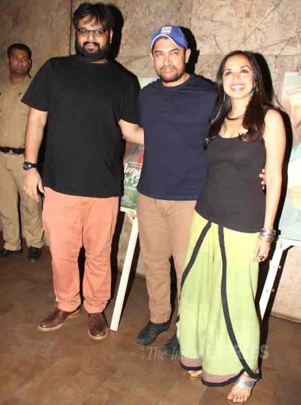 Aamir Khan, Kiran Rao, Kalki Koechlin, Shraddha Kapoor, Margarita With a Straw, Kalki Maragarita With A Straw, Aamir Khan Kiran Rao, Maragarita With A Straw screening photos