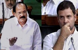 Venkaiah Naidu, Congress, Rahul Gandhi, Land Acquisition Ordinance, Lok Sabha, Lok Sabha Session, India News