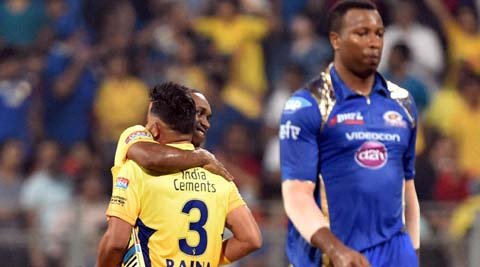 CSK vs MI, CSK vs MI Score, MI vs CSK, MI vs CSK Score, MI vs CSK IPL, Chennai Super Kings, Mumbai Indians, IPL 8, IPL 2015, IPL News