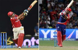 Yuvraj Singh, Yuvraj Singh Fifty, Yuvraj Singh Six, Yuvraj Singh 50, Virender Sehwag, Virender Sehwag Six, Virender Sehwag 47, KXIP vs DD, KXIP vs DD Live, KXIP vs DD Score, Kings XI Punjab, Delhi Daredevils, Punjab vs Delhi, IPL T20, IPL 8, IPL News