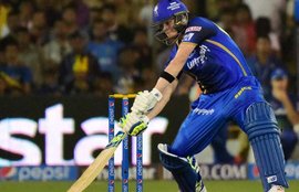 Steven Smith, Kieron Pollard, Rajasthan Royals, Mumbai Indians, RRvsMI, RRvsMI IPL, RRvsMI Score, RRvsMI Live, MIvsRR, IPL T20, IPL 2015, IPL News