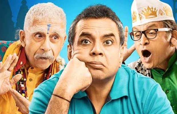 Dharam Sankat Mein review, Dharam Sankat Mein movie review, movie review dharam sankat mein, Paresh Rawal, Annu Kapoor, Naseerudin Shah, Murli Sharma, Fuwad Khan, entertainment news