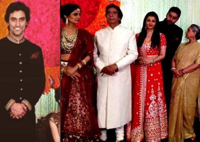 मौका था 'रंग दे बसंती' फेम एक्टर कुणाल कपूर की रिसेप्शन पार्टी का जहां ऐश्वर्या राय बच्चन अपने पति अभिषेक बच्चन, ससुर अमिताभ बच्चन और सास जया बच्चन के साथ नज़र आईं। (फोटो स्रोत: इंस्टाग्राम)