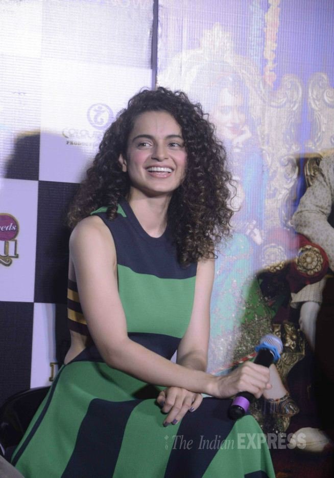 tanu weds manu trailer launch, tanu weds manu trailer, kangana ranaut, r madhavan, kangana madhavan at tanu weds manu trailer launch, nisika lulla, anand l roi, latest news on tanu weds manu trailer launch, tanu weds manu trailer launch news in hindi