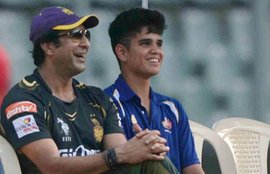 अर्जुन तेंदुलकर, वसीम अकरम, सचिन तेंदुलकर, arjun tendulkar, arjun sachin tendulkar, arjun tendulkar career, arjun tendulkar cricinfo, arjun tendulkar news, wasim akram, cricket news