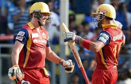 एबी डी विलियर्स, विराट कोहली, आईपीएल 8, एबी डी विलियर्स आईपीएल, विराट कोहली आईपीएल, रॉयल चैलेंजर्स बंगलूर, मुंबई इंडियन्स, आईपीएल, रॉयल चैलेंजर्स बंगलूर, मुंबई इंडियन्स, आईपीएल 8, RCB Beat MI, RCB vs MI, RCB vs MI Score, RCB vs MI IPL, RCB vs MI Match, Royal Challengers Bangalore, Mumbai Indians, IPL 8, IPL 2015, IPL News, AB de Villiers, Virat Kohli, AB de Villiers Virat Kohli, AB de Villiers Kohli Record, Royal Challengers Bangalore, Mumbai Indians, de Villiers Kohli Record Partnership, Virat Kohli IPL, AB de Villiers IPL, AB de Villiers Century, IPL 8, IPL 2015, IPL News