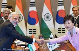 नरेन्द्र मोदी, प्रधानमंत्री नरेन्द्र मोदी, दक्षिण कोरिया, क्यूंग ही यूनिवर्सिटी सोल, PM Narendra Modi, Narendra Modi South Korea, Modi in Kyung Hee University, Kyung Hee University, Seoul, Modi AAddress, Modi South Korea Visit, Modi in South Korea, Narendra Modi News