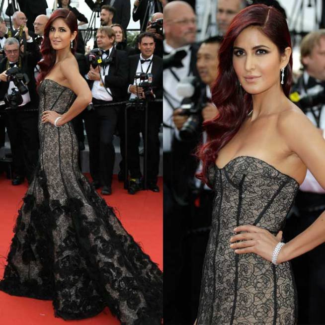 बॉलीवुड की 'बार्बी डॉल' कैटरीना कैफ ने पहली बार किया 68वें कान्स फिल्म समारोह 2015 में शिरकत। (फोटो स्रोत: ट्विटर)