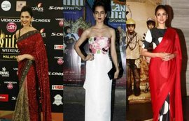 दीपिका पादुकोण, अनुष्का शर्मा, कंगना रनोट, अदिति राव हैदरी, Deepika Padukone, Kangana Ranaut, Aditi Rao Hydari, Best Dressed, Amrita Puri, Anushka Sharma, Lauren Gottlieb, Manyata Dutt, Shraddha Kapoor, IIFA event, PK success bash, bollywood, entertainment