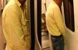 मेट्रो ट्रेन में की ऐसी हरकत जिससे यात्री हुए शर्मसार, देखें Video