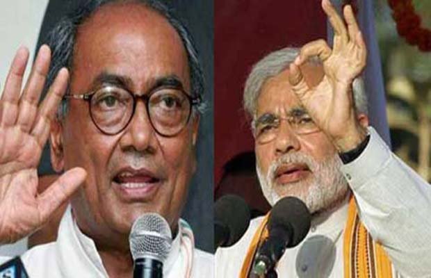 नरेंद्र मोदी ईडी मामलों में ललित मोदी की मदद कर रहे हैं: दिग्विजय