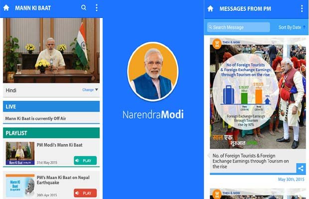 प्रधानमंत्री ने पेश किया ‘नरेन्द्र मोदी मोबाइल एप्प’