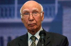 सरताज अजीज, पाकिस्तान, परमाणु हथियार, भारत को चेतावनी, Sartaj Aziz, Pakistan, Atomic Power, India, NSA Talk, Pakistan News