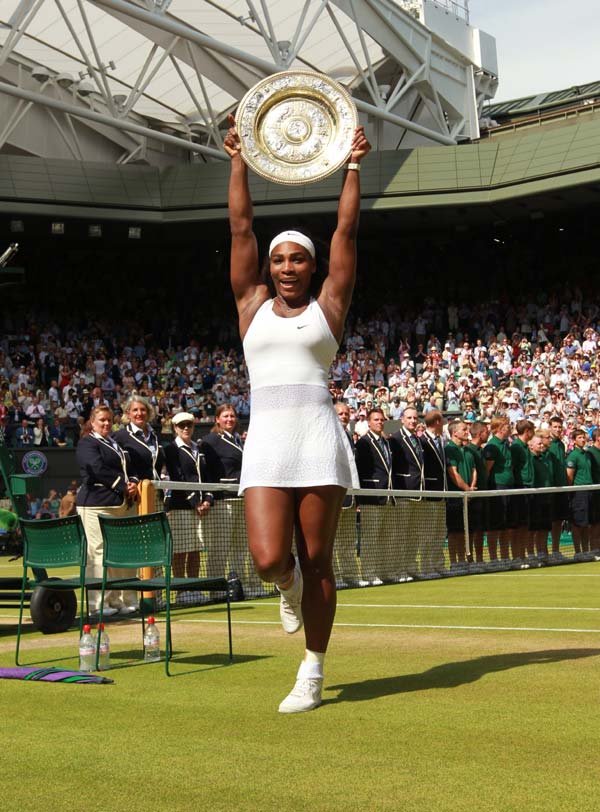 सेरेना विलियम्स, गारबाइन मुगुरुजा, विंबलडन, ग्रैंडस्लैम खिताब, Serena Williams, Serena Williams Wimbledon, Serena Williams vs Garbine Muguruza, Williams vs Muguruza, Wimbledon 2015, Wimbledon News