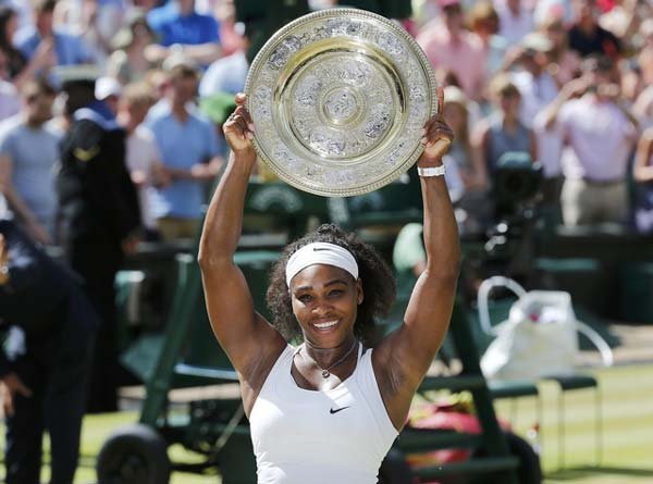 सेरेना विलियम्स, गारबाइन मुगुरुजा, विंबलडन, ग्रैंडस्लैम खिताब, Serena Williams, Serena Williams Wimbledon, Serena Williams vs Garbine Muguruza, Williams vs Muguruza, Wimbledon 2015, Wimbledon News