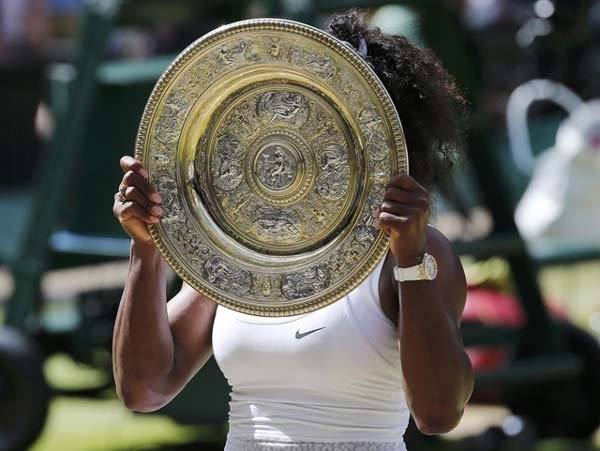 सेरेना विलियम्स, गारबाइन मुगुरुजा, विंबलडन, ग्रैंडस्लैम खिताब, Serena Williams, Serena Williams Wimbledon, Serena Williams vs Garbine Muguruza, Williams vs Muguruza, Wimbledon 2015, Wimbledon News