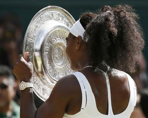 सेरेना विलियम्स, गारबाइन मुगुरुजा, विंबलडन, ग्रैंडस्लैम खिताब, Serena Williams, Serena Williams Wimbledon, Serena Williams vs Garbine Muguruza, Williams vs Muguruza, Wimbledon 2015, Wimbledon News