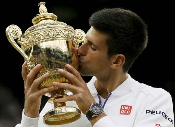 नोवाक जोकोविच, रोजर फेडरर, विंबलडन 2015, विंबलडन चैंपियन, Novak Djokovic, Roger Federer, Novak Djokovic Win Wimbledon, Novak Djokovic vs Roger Federer, Djokovic Beat Federer, Wimbledon 2015 Champion, Wimbledon 2015