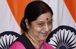 भारतीयों की रिहाई के लिए सुषमा से कदम उठाने की अपील आंध्र सरकार ने की