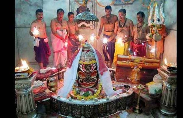 महाकाल मंदिर के ‘गर्भगृह’ में घुसा बारिश का पानी