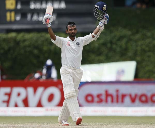 Ajinkya Rahane, Ajinkya Rahane Century, Ajinkya Rahane vs Sri Lanka, India vs Sri Lanka, Ajinkya Rahane Test Century, India vs Sri Lanka Test Series, India vs Sri Lanka 2nd Test, Ajinkya Rahane News, Ajinkya Rahane Latest News, Ajinkya Rahane Century, Ajinkya Rahane Pics