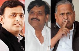 Uttar Pradesh Polls, Uttar Pradesh Election 2017, UP Polls, Samajwadi party, Samajwadi party List, Samajwadi party Campaigners, Shivpal yadav, Mulayam singh yadav, Akhilesh yadav, India, Jansatta