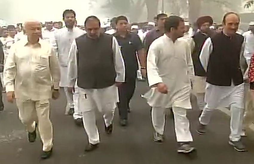 Indira Gandhi Death Anniversary, Congress Party, Rahul Gandhi, Rahul leads March, Congress Leaders march from party HQ to Indira memorial, Unity March on Indira Gandhi Death Anniversary Indira Gandhi Death Anniversary, Congress Party, Rahul Gandhi, Rahul leads March, Congress Leaders march from party HQ to Indira memorial, Unity March on Indira Gandhi Death Anniversary