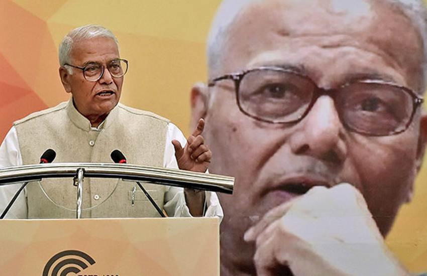 पूर्व केंद्रीय मंत्री यशवंत सिन्हा।