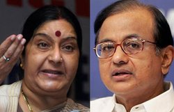 ललित मोदी विवाद: सुषमा स्वराज की 3 अलग बयानों का सच जानने के लिए पी चिदंबरम ने उठाए सवाल
