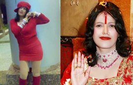राधे मां, दुर्गा रूप राधे मां, साध्वी राधे मां, मिनि स्कर्ट, radhe maa, maa durga, mini skert, sadhvi radhe maa