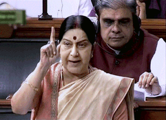 सुषमा स्वराज, ललित मोदी, सोनिया गांधी, कांग्रेस, भाजपा, बीजेपी, विदेश मंत्री, ललित गेट, लोकसभा, जनसत्ता, sushma swaraj, lalit modi, lok sabha, congress, sumitra mahajan, parliament live, lok sabha live, lalit modi controversy