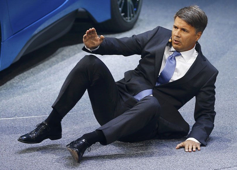 BMW CEO, BMW CEO Harald Krueger, Frankfurt Motor Show, Germany