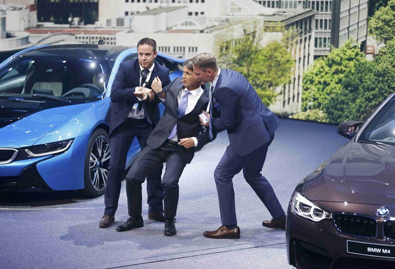 BMW CEO, BMW CEO Harald Krueger, Frankfurt Motor Show, Germany