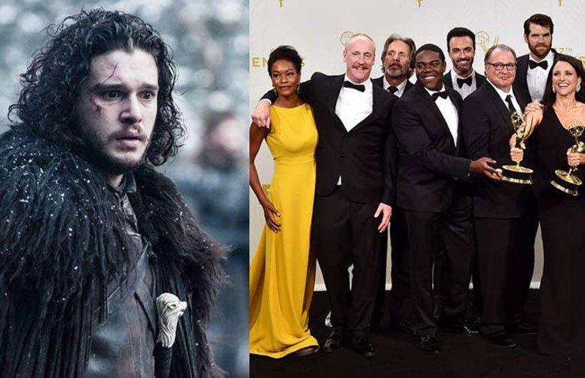 game of thrones, veep, 2015, emmy awards, got, veep, 67th annual primetime emmy awards, 2015 emmy awards, emmys, entertainment news