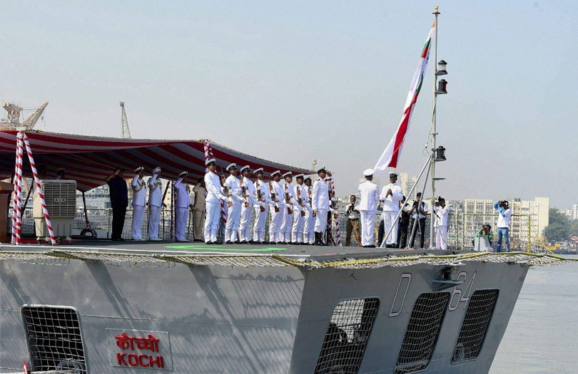 INS Kochi, INS Kochi News, INS Kochi Latest News, INS Kochi Pictures, INS Kochi Images, Manohar Parrikar, Indian Navy